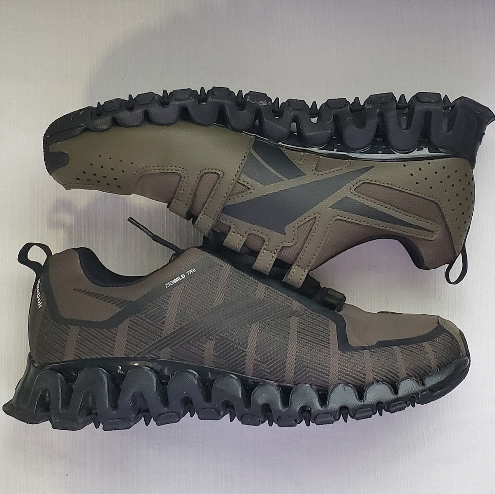 Men's Size 9 Reebok ZigWild Trail 6 Army Green